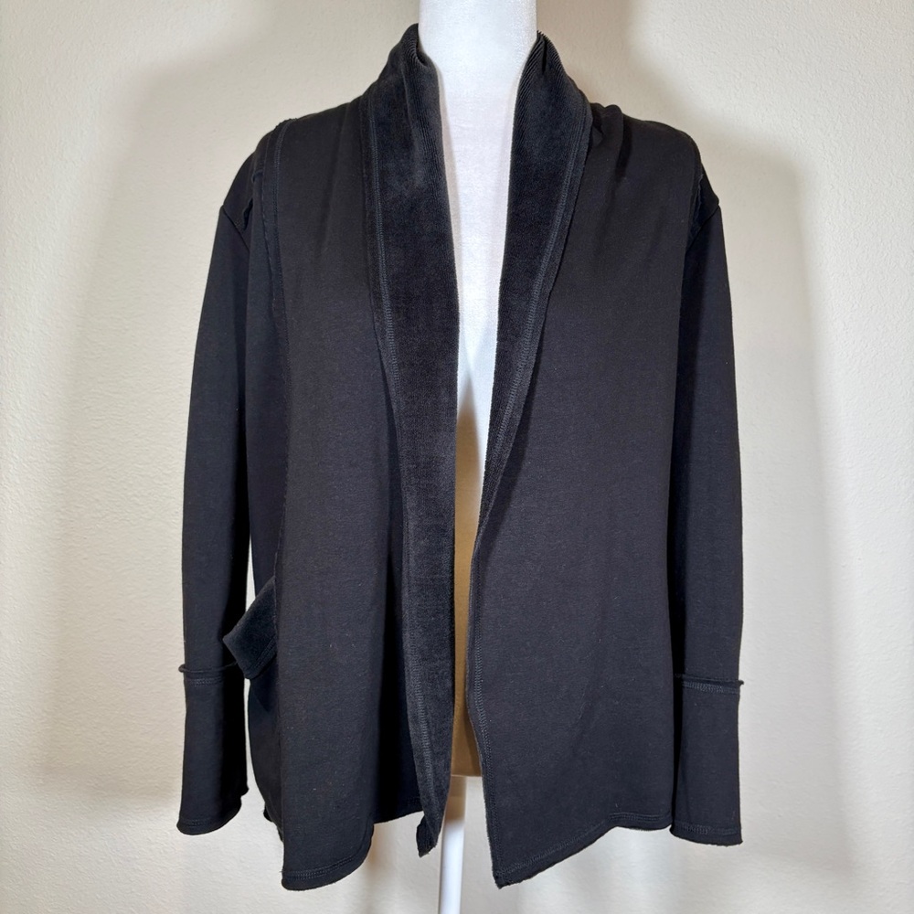 Samantha Dru Black Cozy Cardigan Sweater Size XS